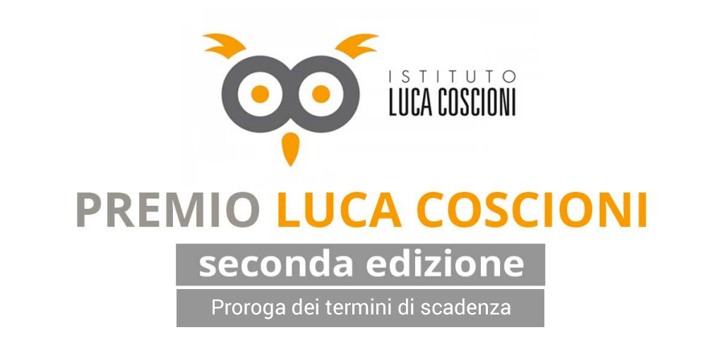 Proroga scadenza termini Premio Tesi Luca Coscioni – Seconda Edizione