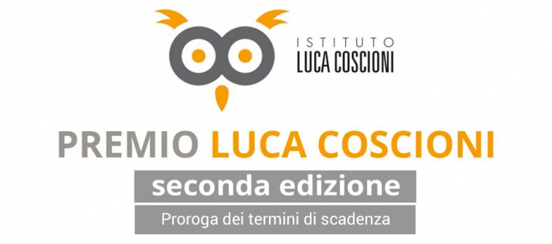 Proroga scadenza termini Premio Tesi Luca Coscioni – Seconda Edizione